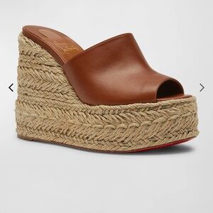 Authentic Christian Louboutin Ariella Zappa Espadrilles